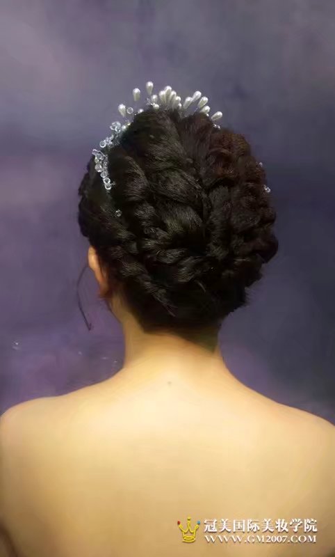 新娘妆 盘发作品
